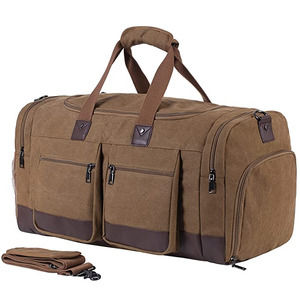 NEW! Leather Ashpel Weekender Travel Tote